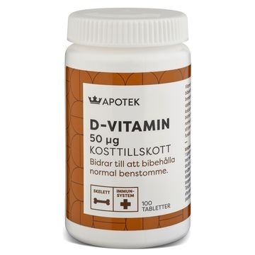 Kronans Pharmacy Vitamin D 50 µg - 100 tablets