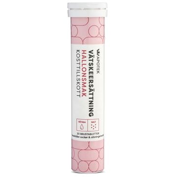 Kronans Pharmacy Fluid Replacement, Raspberry - 20 Effervescent Tablets
