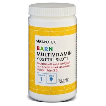 Kronans Pharmacy Kids Multivitamin - 100 chewable tablets