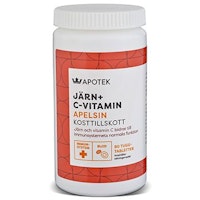 Kronans Pharmacy Iron + Vitamin C, Orange - 90 chewable tablets