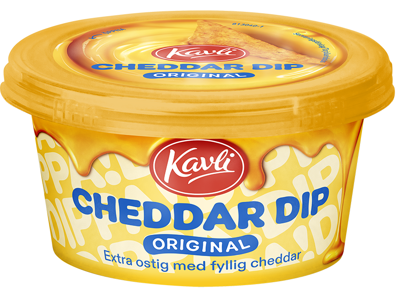 Kavli Soft Cheese Dip, Cheddar Originial - 185 grams