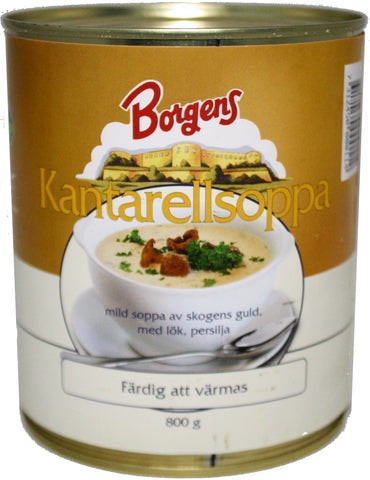 Borgens Chanterelle Soup - 800 grams