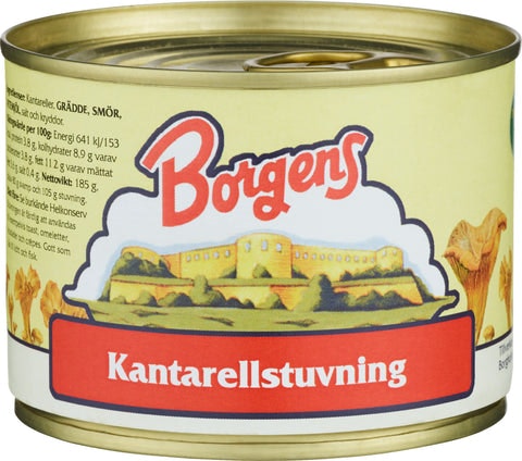Borgens Cream-stewed chanterelles - 200 grams