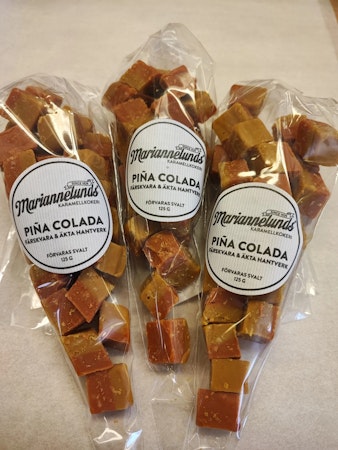 Mariannelunds Karamellkokeri Piña Colada Fudge – 125 Gramm