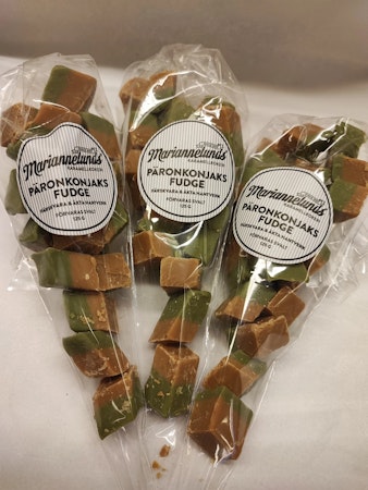 Mariannelunds Karamellkokeri Birnen-Cognac-Fudge - 125 Gramm