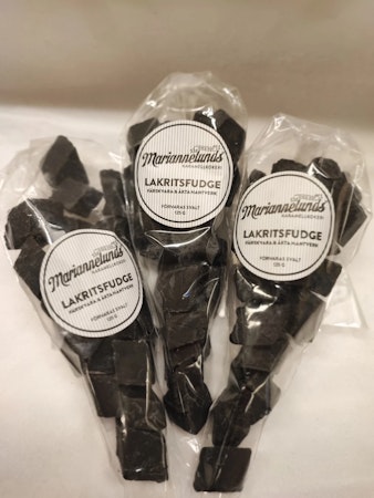 Mariannelunds Karamellkokeri Lakritz-Fudge - 125 Gramm