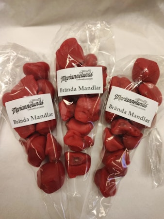 Mariannelunds Karamellkokeri Geröstete Mandeln - 125 Gramm