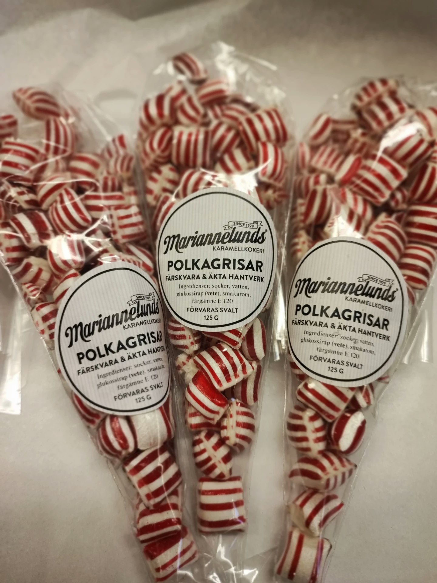 Mariannelunds Karamellkokeri Polka Candy - 125 grams