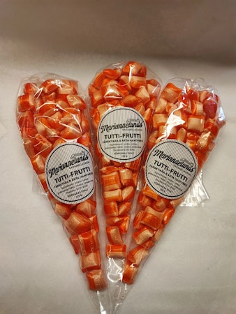 Mariannelunds Karamellkokeri Tutti-Frutti Karamellbonbons – 125 Gramm