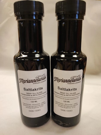 Mariannelunds Karamellkokeri Salziger Lakritzsirup – 120 ml
