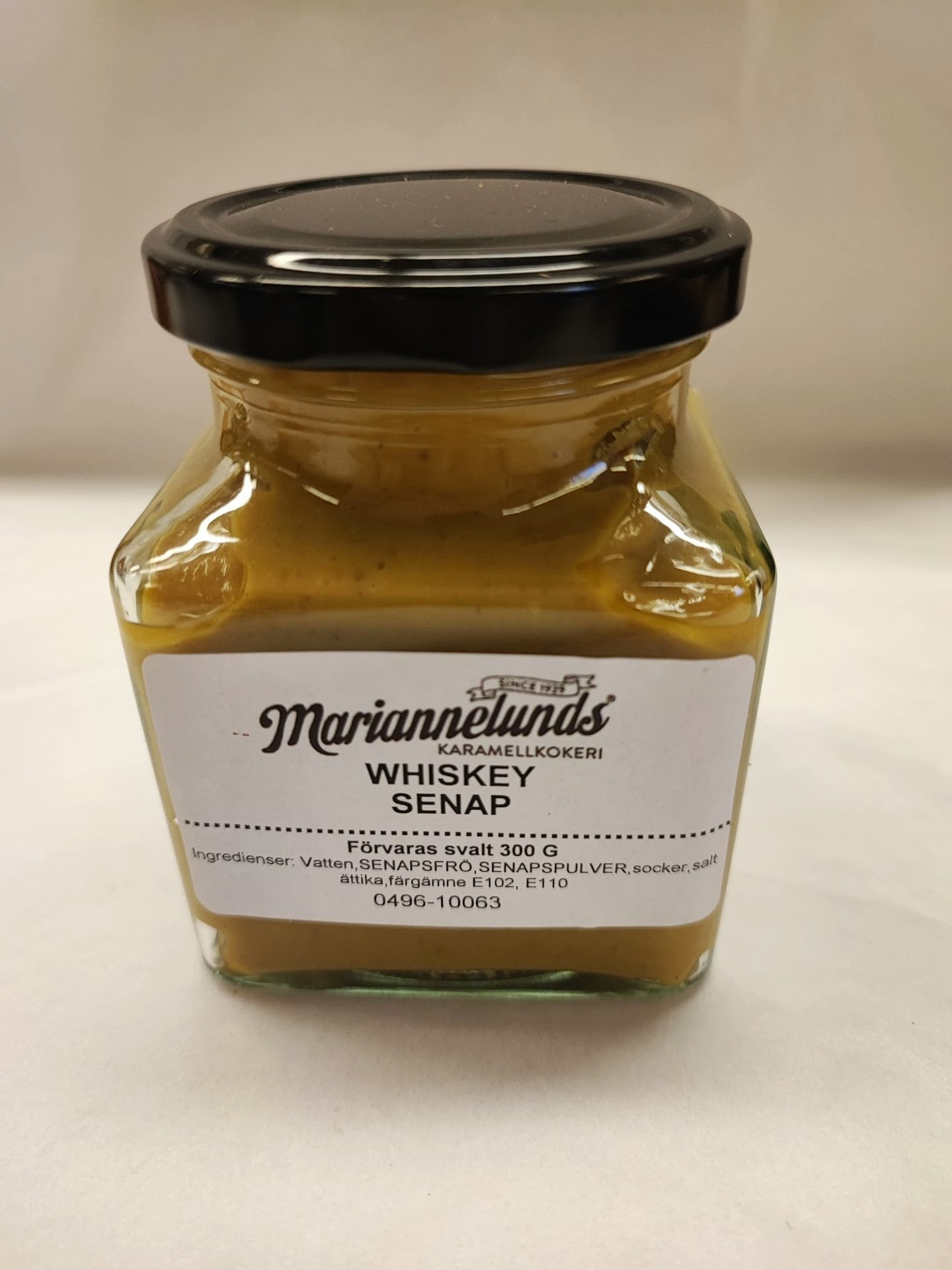 Mariannelunds Karamellkokeri Mustard, Whiskey - 300 grams