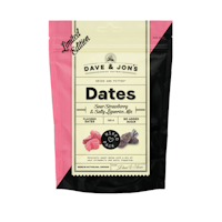 Dave & Jon's Dates, Sour Strawberry & Salty Liqourice Mix, Limited Edition - 125 grams