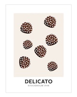 Delicato Poster, "Delicatoboll" Retro - 40x50 cm
