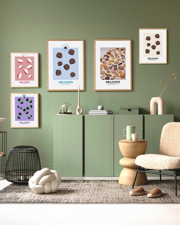 Delicato Poster, "Delicatoboll" Retro - 40x50 cm