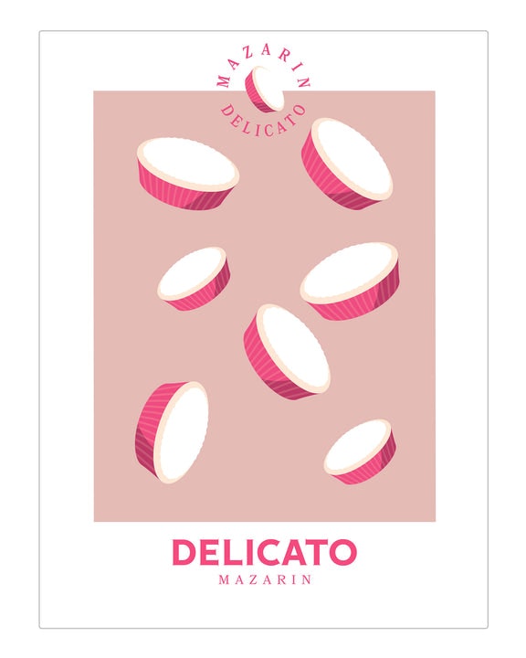 Delicato Poster, "Mazarin" - 30x40 cm