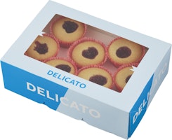 Delicato Hallongrottor, Box - 20 pcs
