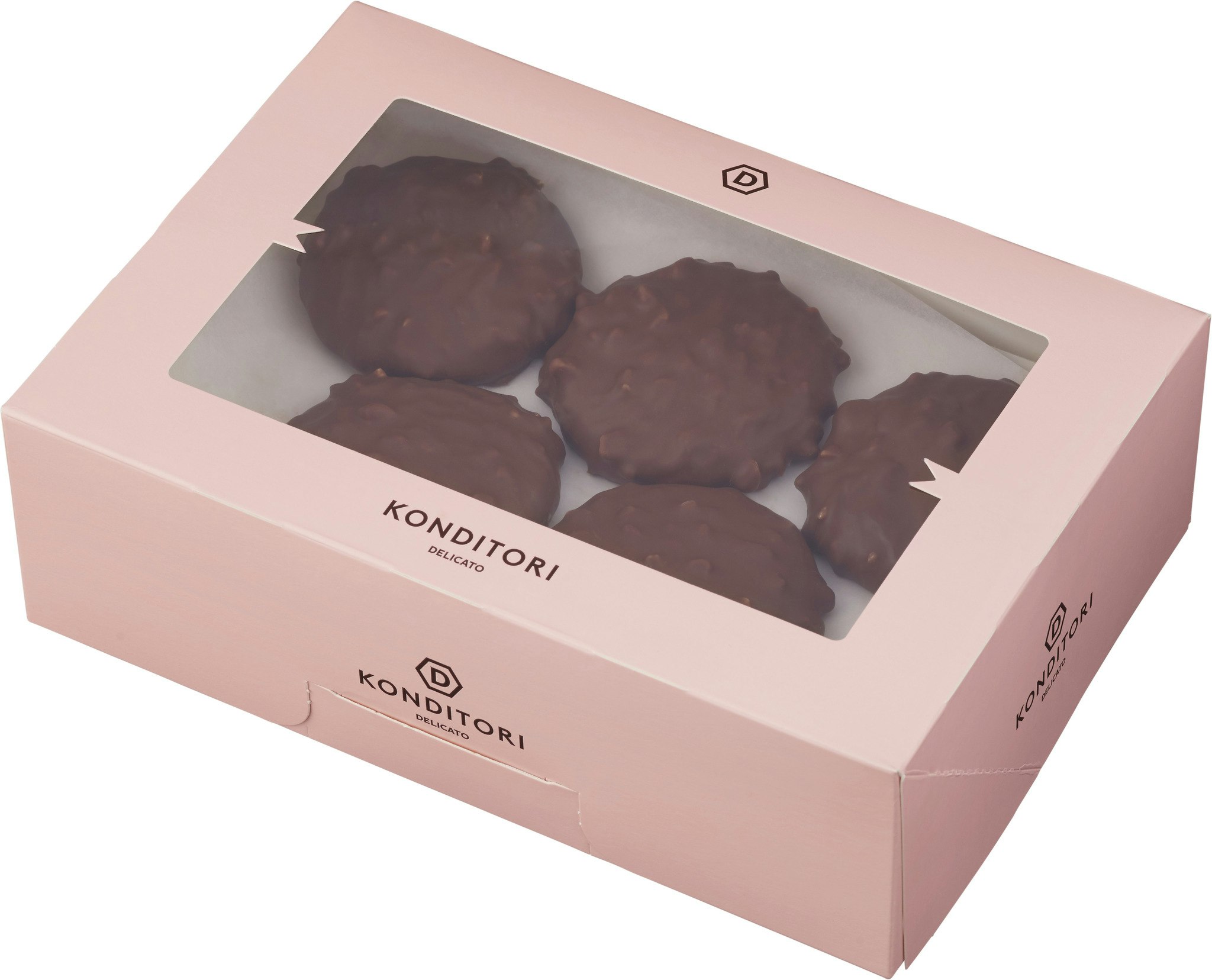 Delicato Salty Almond Fudge, Box - 20 pcs