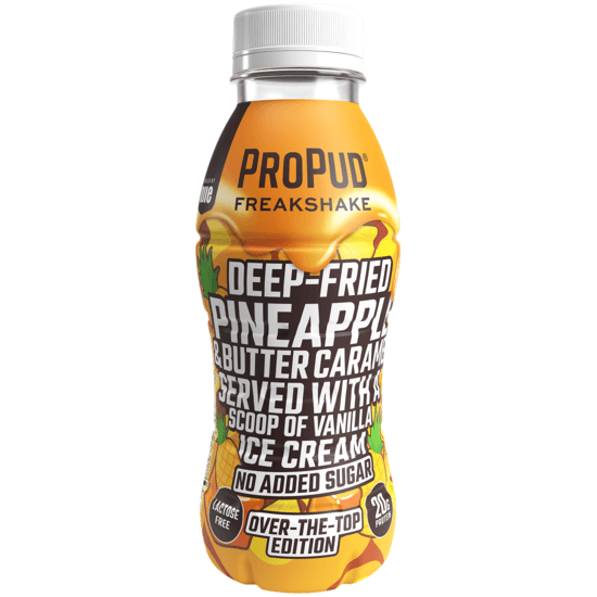 PropPud Protein Milkshake, Pineapple Caramel Lactose Free - 330 ml