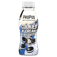 PropPud Protein Milkshake, Cookies 'N Cream Lactose Free - 330 ml