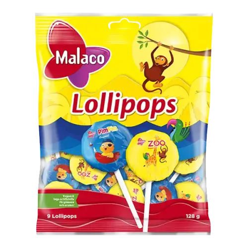 Malaco Lollipops - 128 grams