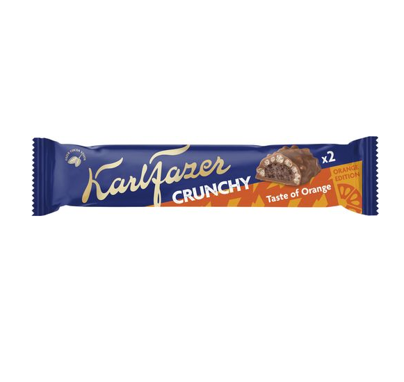 Fazer Karl Fazer Crunchy Orange - 50 grams