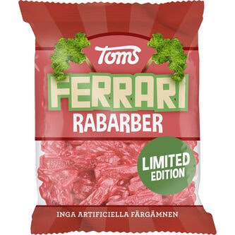 Toms Ferrari Rhubarb, Limited Edition - 120 grams