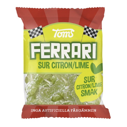 Toms Ferrari Sour Lemon/Lime - 120 grams