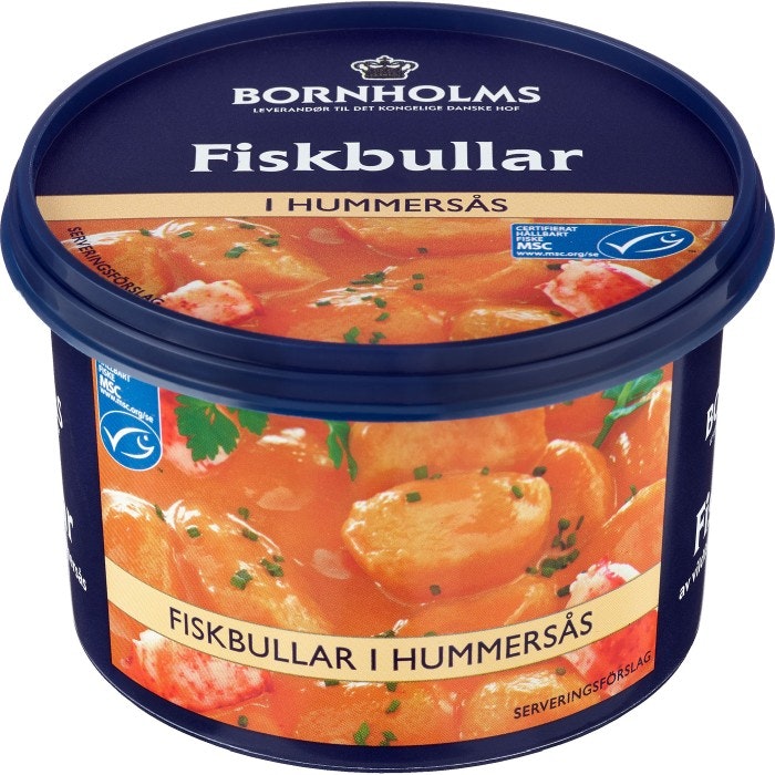 Bornholms Fish Balls in Lobster Sauce - 375 grams