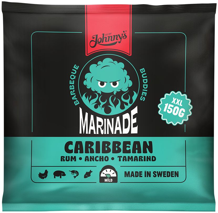 Johnny's Marinade, Caribbean Rum, ancho & tamarind - 150 grams