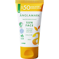 Änglamark Sunscreen Face SPF 50, Unscented - 50 ml