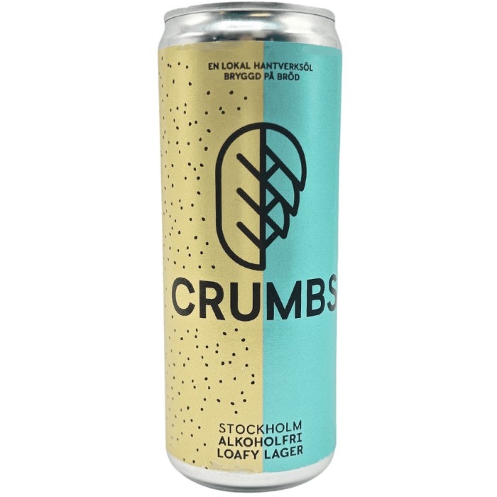 Crumbs Loafy Lager Non-Alcoholic Craft Beer -  33cl