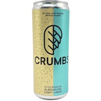 Crumbs Loafy Lager Non-Alcoholic Craft Beer -  33cl