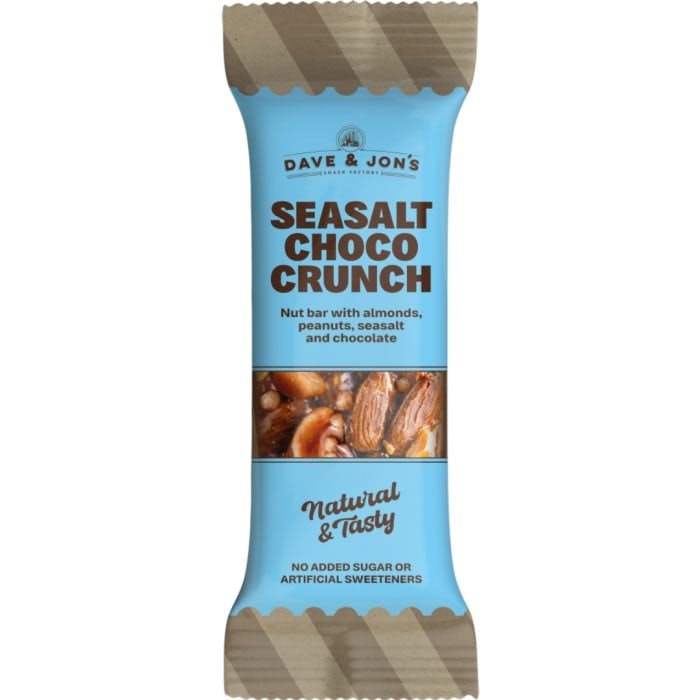 Dave & Jon's Nut Bar, Sea Salt Choco Crunch - 35 grams