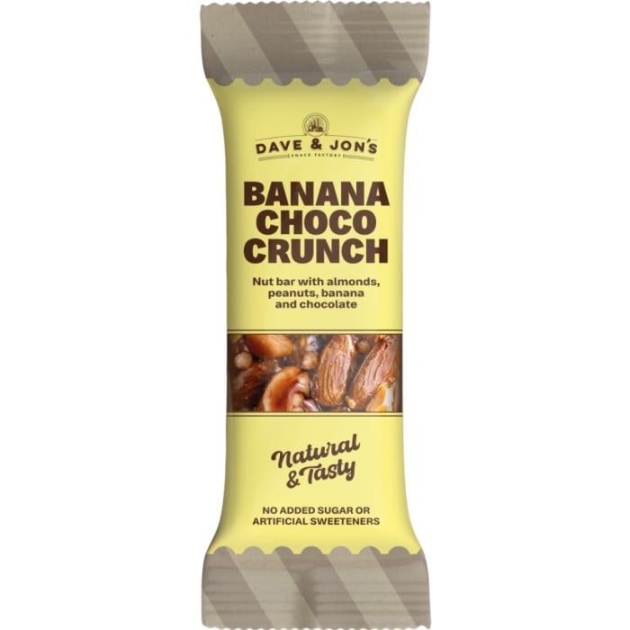 Dave & Jon's Nut Bar, Banama Choco Crunch - 35 grams