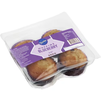 Dazzley Blueberry Muffins, 4-pack - 300 grams
