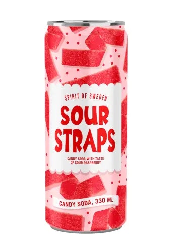 Spirit Of Sweden Sour Straps Soda - 33 cl