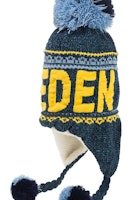 Robin Ruth Bon Bon Plus Winter Hat - Sweden, Blue/yellow