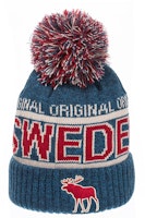 Robin Ruth Mesh Beanie - Sweden, Blue/Red