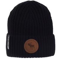 Robin Ruth Timeless Leather Stamp Winter Hat - Sweden, Black