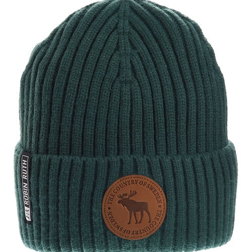 Robin Ruth Timeless Leather Stamp Winter Hat - Sweden, Green