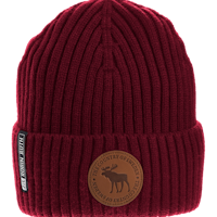 Robin Ruth Timeless Leather Stamp Winter Hat - Sweden, Red