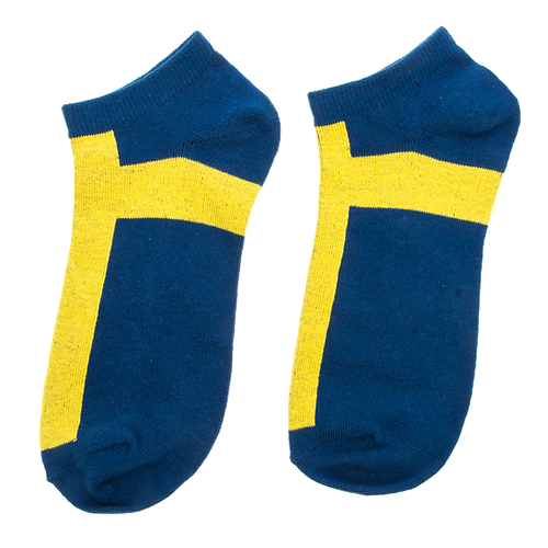 Robin Ruth Ankle Socks, Size 40-45 - Sweden Flag, Blue/Yellow