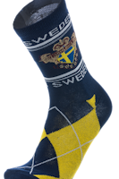 Robin Ruth Classic Socks, Size 40-45 - Swedish Crest, Blue/Yellow