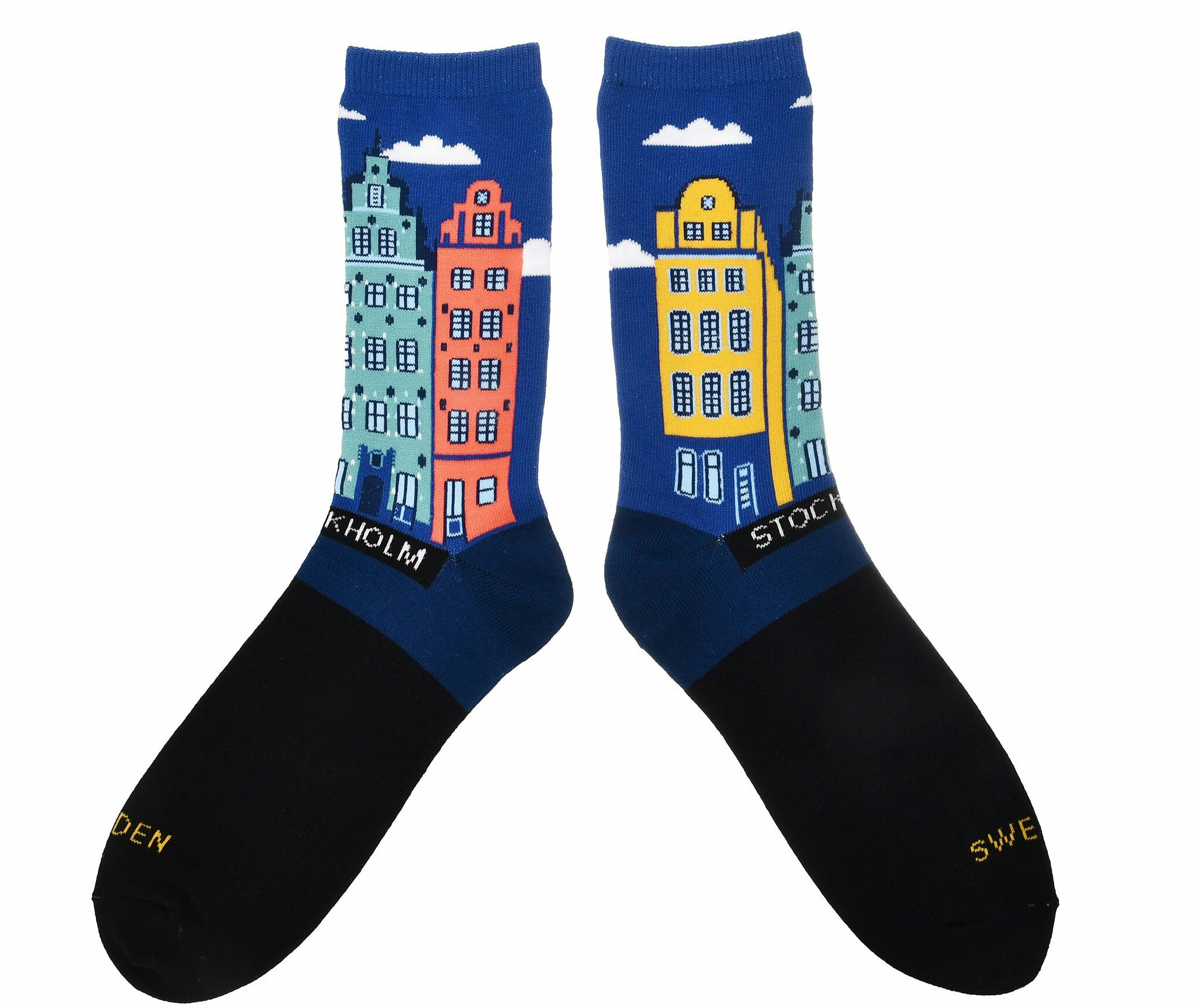 Robin Ruth Classic Socks, Size 40-45 - Stockholm Skyline, Multicolor