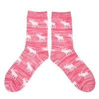 Robin Ruth Classic Socks, Size 36-42 - Moose, Pink