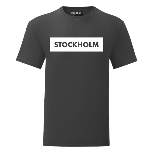 Robin Ruth T-shirt Unisex, "Stockholm", Black