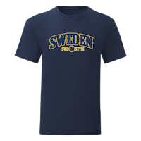 Robin Ruth T-shirt Unisex, "Sweden Swe Style", Blue