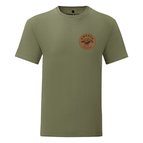 Robin Ruth T-shirt Unisex, "Sweden Scandinavia", Green