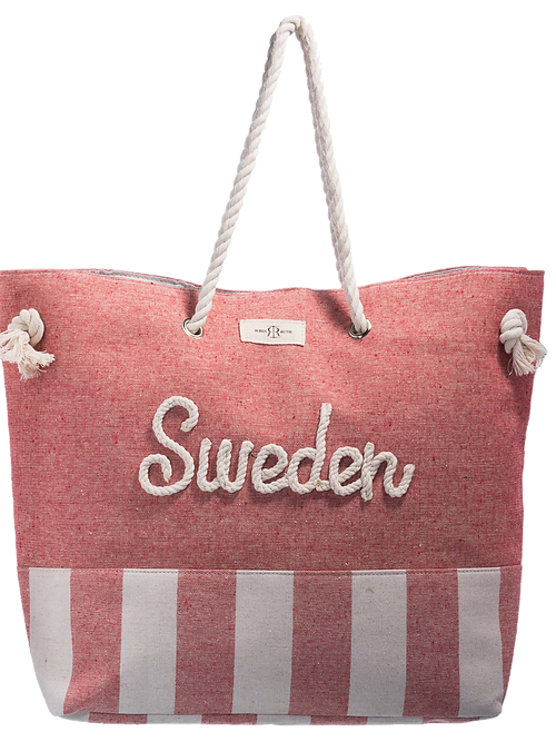 Robin Ruth Rope Bag, Sweden, Pink - 54x41 cm