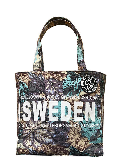Robin Ruth Classic Small Canvas Bag, Sweden, Multicolor - 25x25 cm